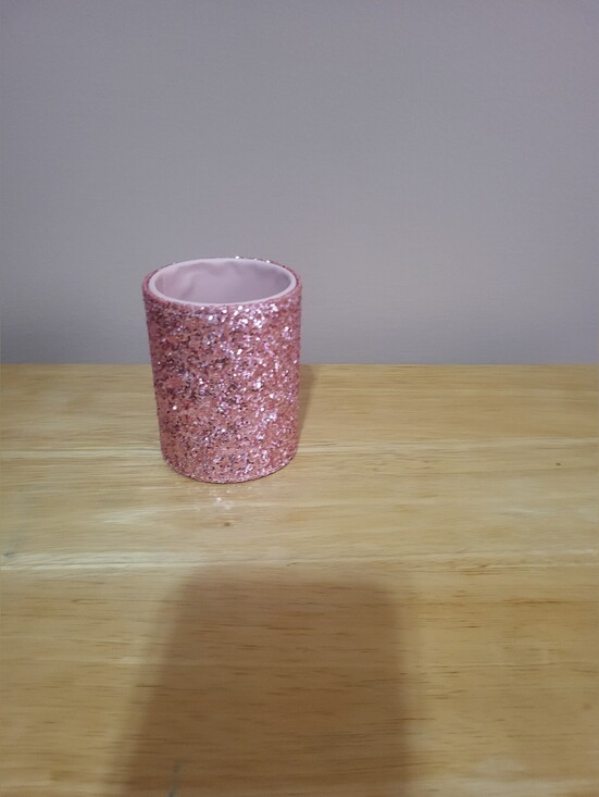 Source Unknown Other - Makeup Brush Holder, Pink Cup for Makeup Organizer
